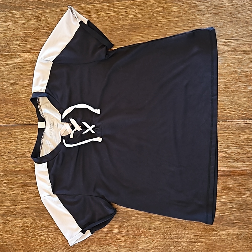 Ideology Black and Light Pink Shirt, Girls Size L